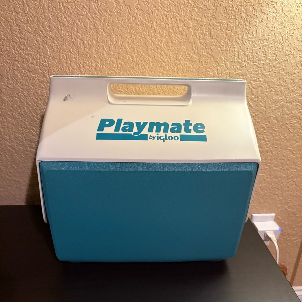 Vintage playmate by igloo cooler